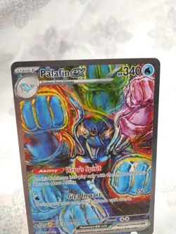 Pokemon Card - Palafin ex #151/131 Prismatic Evolutions Special Illustration NM - Image 4