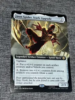 MTG Spider-Man SPM Iron Spider, Stark Upgrade (0279) NM/M Non Foil - Image 1