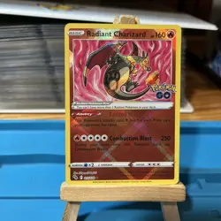 Radiant Charizard Radiant Blastoise Radiant Venusaur Set Pokemon Go TCG NM CLEAN - Image 2