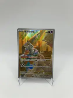 Mimikyu - Black Star Promo - IR - #75 - Paldean Fates - Pokemon TCG - Image 3