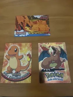 Pokemon Topps 1999-2000 Fire Charizard And Charmander. Fire Collection 🔥🔥 - Image 1