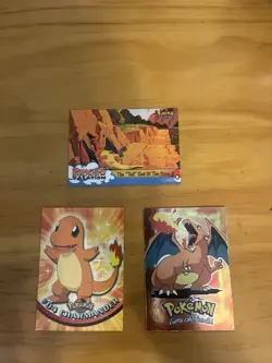 Pokemon Topps 1999-2000 Fire Charizard And Charmander. Fire Collection 🔥🔥 - Image 3