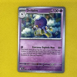 Drifblim 061/142 UnCommon Stellar Crown Pokemon Card NM - Image 1