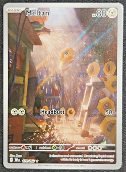 Meltan 179/162 Pokemon TCG SV Temporal Forces Illustration Rare Card - Image 1