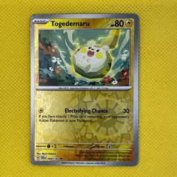 Togedemaru 054/142 UnCommon Reverse Holo Stellar Crown Pokemon Card NM - Image 1