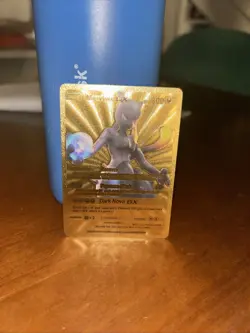 Mewtwo & Mew GX 029/094 SM11 Miracle Twin Holo Golden Card - Image 1