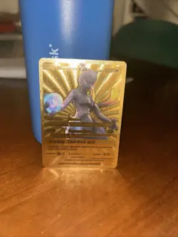 Mewtwo & Mew GX 029/094 SM11 Miracle Twin Holo Golden Card - Image 2