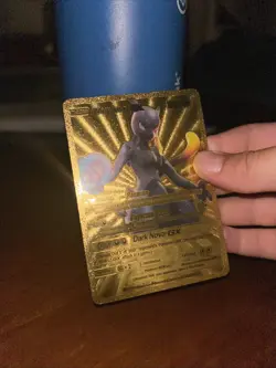 Mewtwo & Mew GX 029/094 SM11 Miracle Twin Holo Golden Card - Image 4