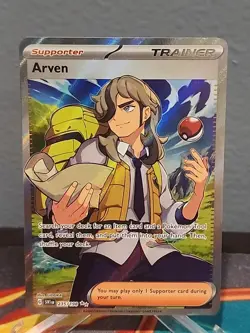 Arven 235/198 Full Art Trainer Pokemon Card Scarlet & Violet Base - Image 1