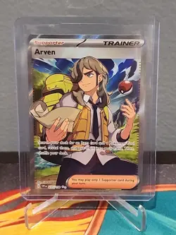 Arven 235/198 Full Art Trainer Pokemon Card Scarlet & Violet Base - Image 3