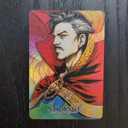 CARDDASS MASTERS Doctor Strange Sorcerer Supreme Marvel Foil TCG Card D28 - Image 1
