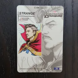 CARDDASS MASTERS Doctor Strange Sorcerer Supreme Marvel Foil TCG Card D28 - Image 5