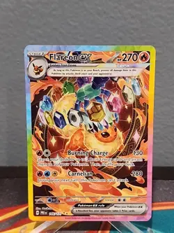 Flareon EX 146/131 Special Illustration Rare Pokemon Card Prismatic Evolutions - Image 1