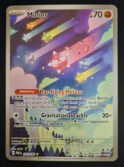 Pokemon TCG Minior Card 201/182 Paradox Rift Holo Illustration Rare NM Condition - Image 1
