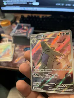 Pokemon TCG Tyranitar Scarlet & Violet Paldea Evolved Holo Card 222/193 - Image 3