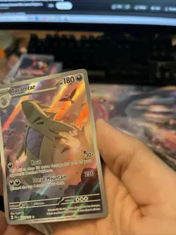 Pokemon TCG Tyranitar Scarlet & Violet Paldea Evolved Holo Card 222/193 - Image 4