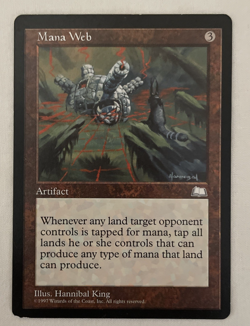 1x Mana Web MTG Weatherlight MTG Magic the Gathering MP/LP - Image 1