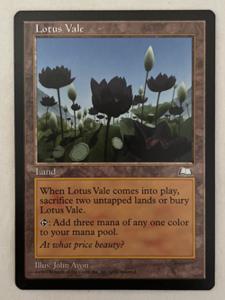 1x Lotus Vale Weatherlight MTG Magic the Gathering LP/NM - Image 2