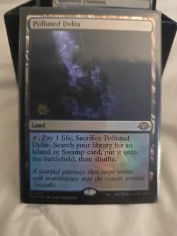 Polluted Delta Prerelease Foil - Modern Horizons 3 MTG Magic the Gathering - Image 1