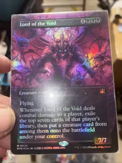 MTG English Lord of the Void (Anime Borderless) NM Foil Ravnica Remastered - Image 1