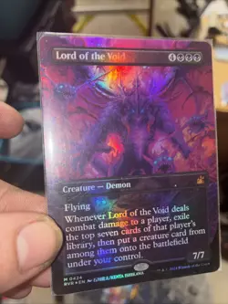 MTG English Lord of the Void (Anime Borderless) NM Foil Ravnica Remastered - Image 2