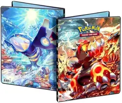 POKEMON TCG: XY5 PRIMAL 9-POCKET PORTFOLIO TRADING CARD ALBUM BINDER (GROUDON) - Image 1