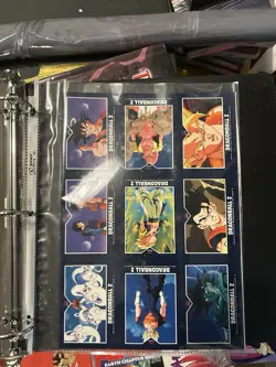 Vintage Dragon Ball Z Binder With Pictured Cards 1990s - Image 2