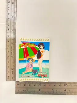 Ami Mizuno Hino Rei On the Beach Sailor Moon Trading Card CCG No.65 From Japan - Image 2