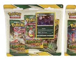 Pokemon Sword/Shield Evolving Skies 3 Pack Blisters Umbreon SWSH/129 Promo Card - Image 4