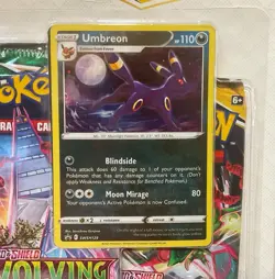 Pokemon Sword/Shield Evolving Skies 3 Pack Blisters Umbreon SWSH/129 Promo Card - Image 5