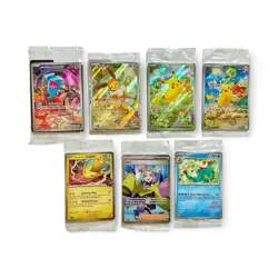 Pokemon Promo Cards Pikachu 088 & 027, Iono 124, Zapdos EB Games, Eevee 173 - Image 1