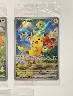 Pokemon Promo Cards Pikachu 088 & 027, Iono 124, Zapdos EB Games, Eevee 173 - Image 3