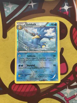 Pokemon Golduck 35/149 - Reverse Holo - BW Boundaries Crossed - GLC - Excellent - Image 1