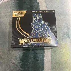Pokemon TCG Mega Evolution Lucario Elite Trainer Box ETB - Image 1