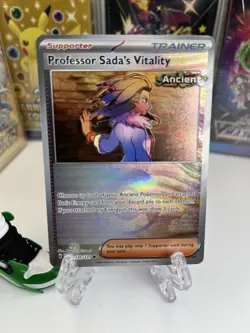 Professor Sada's Vitality Prismatic Evolutions Pokemon 120/131 Pokeball Holo NM - Image 1