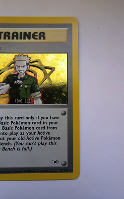 👀 VIDEO Lt Surge 17/132 Gym Heroes Holo WotC 2000 VTG Pokemon TCG Card - Image 5