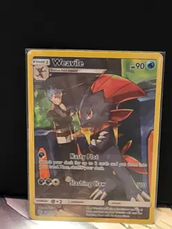 Weavile 238/236 SM Cosmic Eclipse Secret Rare Card Pokemon TCG - Image 1