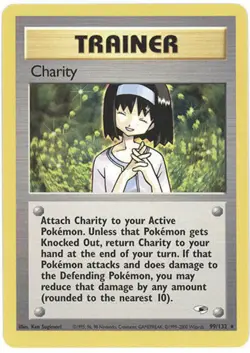 Pokemon Card - Gym Heroes 99/132 - CHARITY (rare) - NM/Mint - Image 1