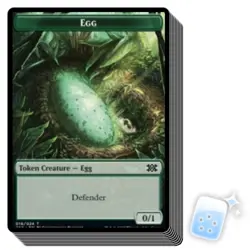 10 pcs Egg // Soldier Token Double Masters 2022 2X2 Magic MTG MINT CARD - Image 1