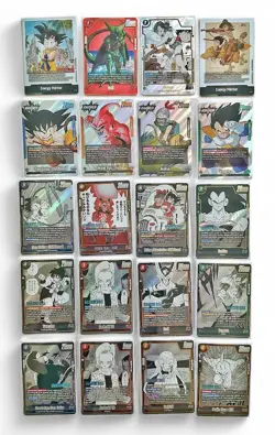 Dragon Ball Super Fusion World Manga SB-01 Lot Bulma Alt Art, Energy Cards Rares - Image 1