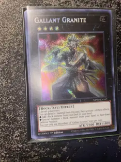 Yugioh Gallant Granite MP20-EN167 Secret Rare 1st Ed NM - Image 1