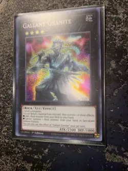 Yugioh Gallant Granite MP20-EN167 Secret Rare 1st Ed NM - Image 3