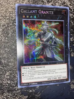 Yugioh Gallant Granite MP20-EN167 Secret Rare 1st Ed NM - Image 4