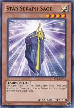 Star Seraph Sage JOTL-EN010 Common Yu-Gi-Oh Card (U) New - Image 1