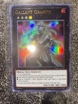 Yugioh Gallant Granite CHIM-EN036 Ultra Rare 1st Ed NM - Image 2