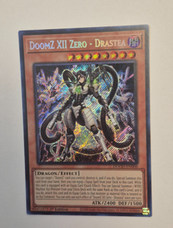Yugioh Doom of Dimensions - DoomZ XII Zero - Drastea - Secret Rare - DOOD-EN008 - Image 1