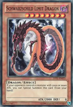 Schwarzschild Limit Dragon JOTL-EN015 Common Yu-Gi-Oh Card (U) New - Image 3