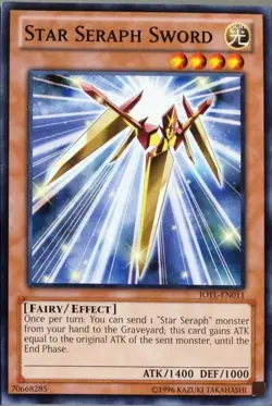 Star Seraph Sword JOTL-EN011 Common Yu-Gi-Oh Card (U) New - Image 1