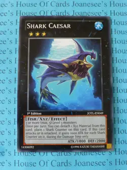 Shark Caesar JOTL-EN049 Common Yu-Gi-Oh Card 1st Edition New - Image 1