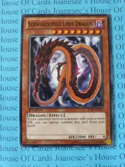 Schwarzschild Limit Dragon JOTL-EN015 Common Yu-Gi-Oh Card 1st Edition New - Image 1
